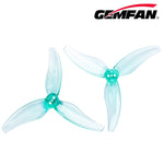 تحميل الصورة إلى عارض المعرض، Gemfan Hurricane 3.5" 3630-3 PC Durable Tri-Blade Prop T-Mount 1.5mm (2CCW+2CW) - Choose Color