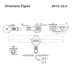 Завантажте зображення у переглядач галереї, MAD XP10 V2 Drone Arm Set 90KV
