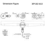 Завантажте зображення у переглядач галереї, MAD XP12S V2 Drone Arm Set 65KV