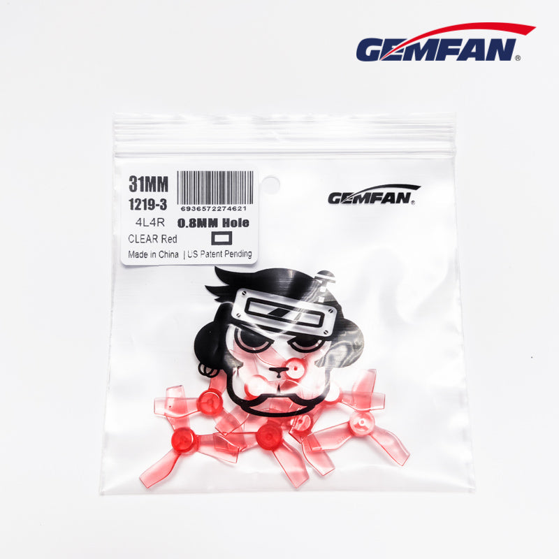 Gemfan 1219-3 31mm Triblade 0.8mm Shaft