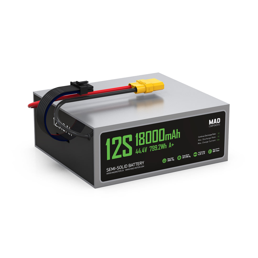 MAD 12S 18Ah Drone Solid State Lithium-ion Battery
