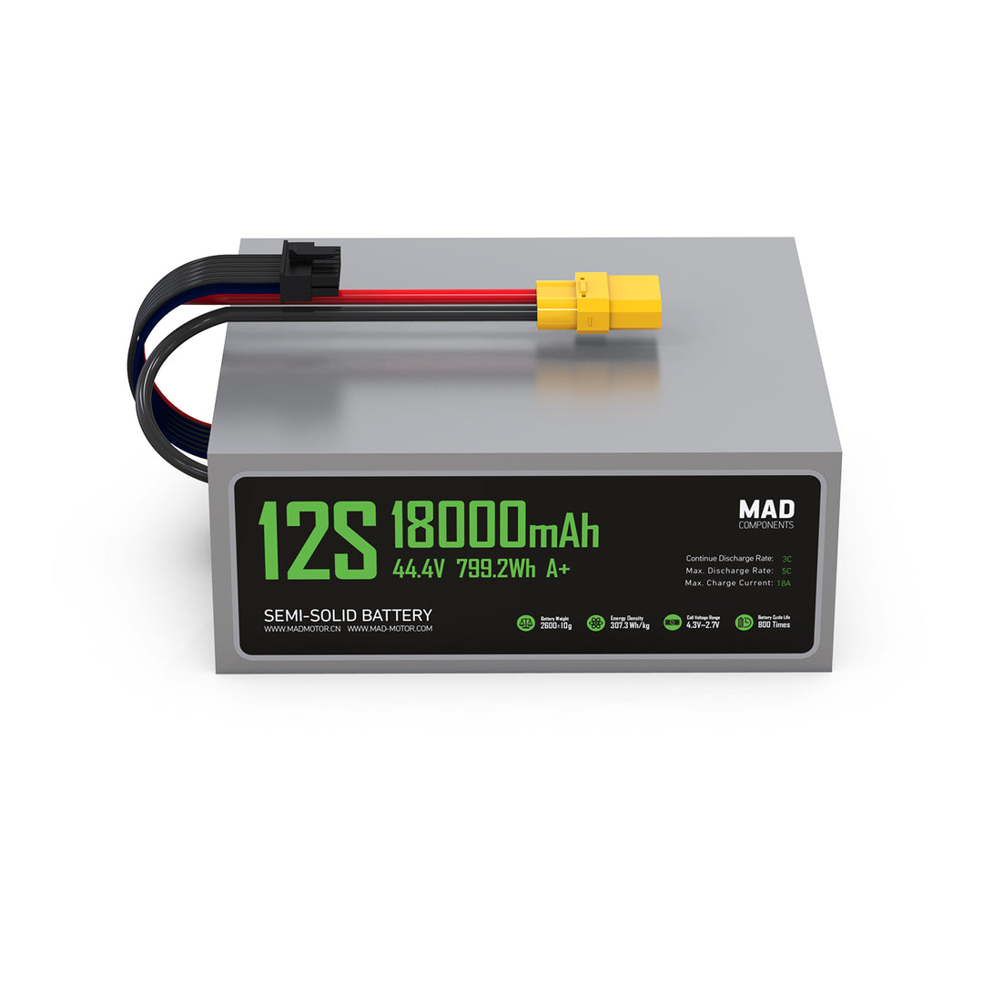 MAD 12S 18Ah Drone Solid State Lithium-ion Battery