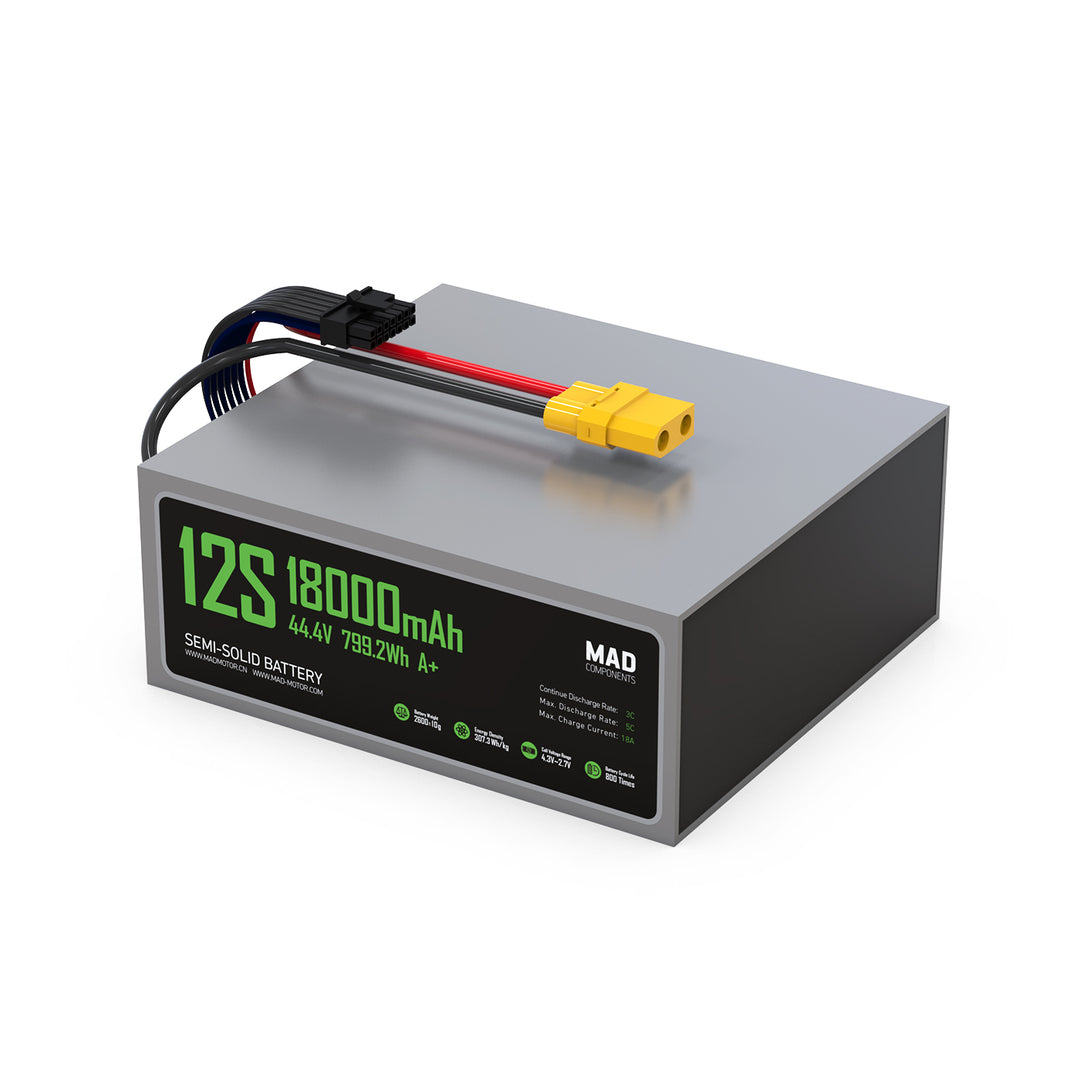 MAD 12S 18Ah Drone Solid State Lithium-ion Battery