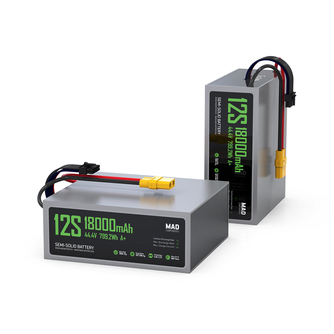 MAD 12S 18Ah Drone Solid State Lithium-ion Battery