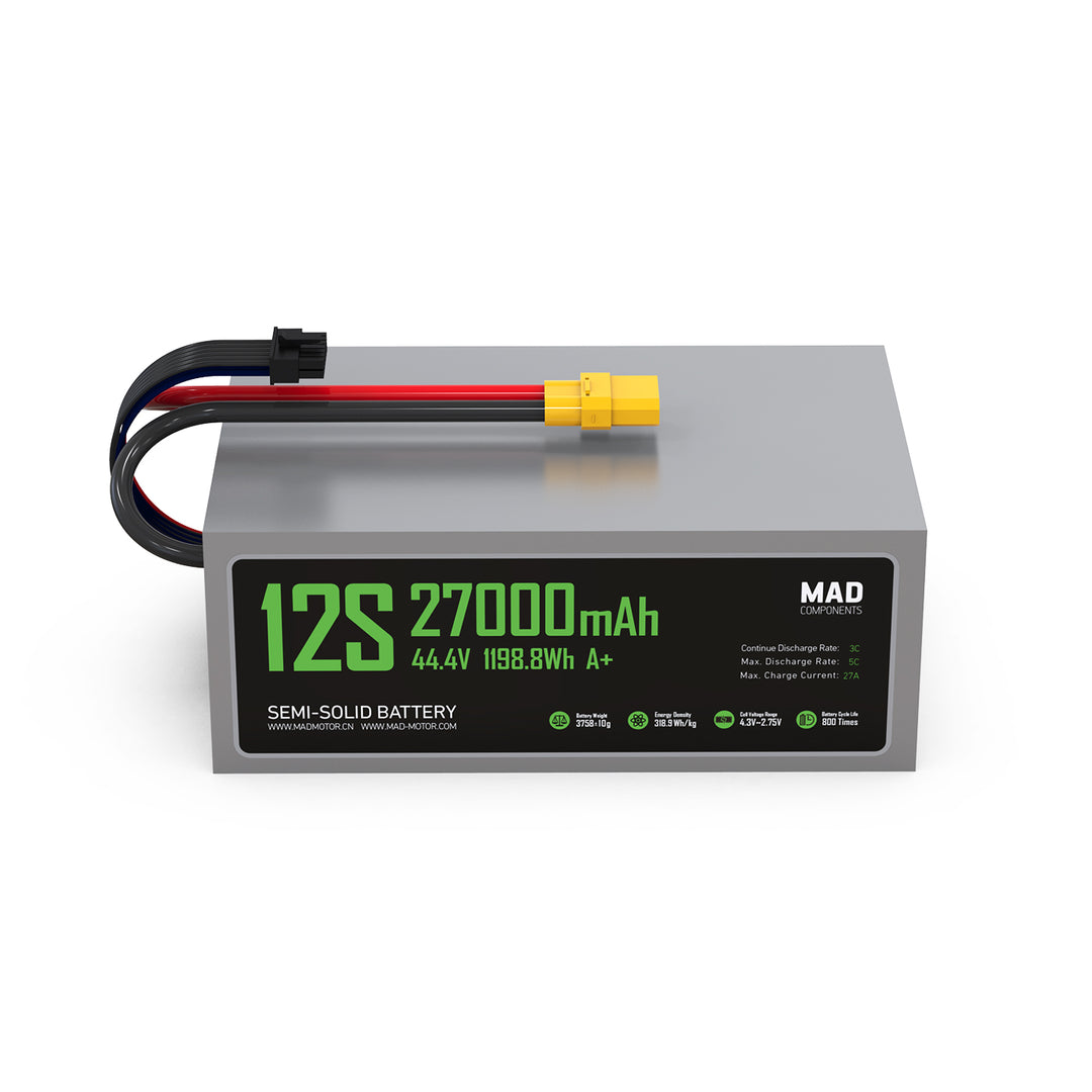 MAD 12S 27Ah Drone Solid State Lithium-ion Battery