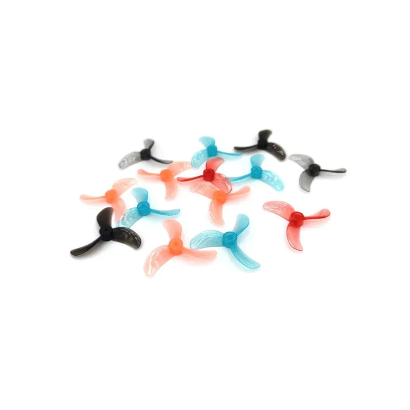 Gemfan 1608-3 40mm Tri-Blade 1.5mm Shaft Propellers - (4CW+4CCW) - Choose Color