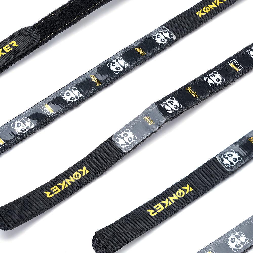 KONKER FPV Drone Battery Strap 15X260mm Kevlar Panda Print - 1pc