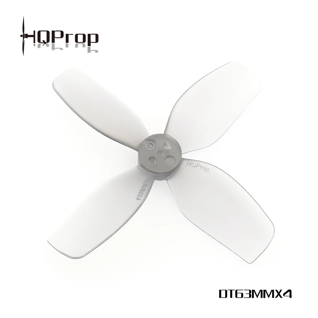 HQProp DT63MMX4 Light Grey (2CW+2CCW)-Poly Carbonate