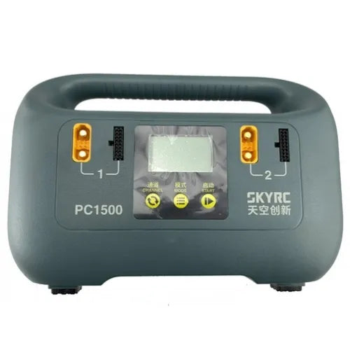 SKYRC PC1500 Battery Charger - 25A 12/14S 1500W Fast AC CAN LiPo/LiHV LCD Portable Power Station for RC Drones Outdoor Camping Emer