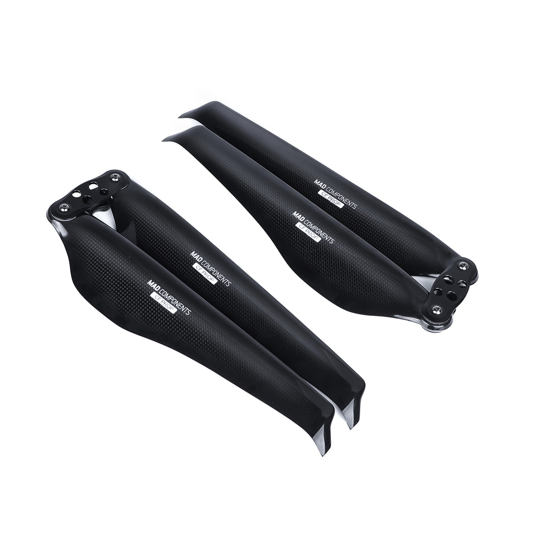 مروحة FLUXER Pro القابلة للطي المصنوعة من ألياف الكربون مقاس 20.2 × 6.6 بوصة 