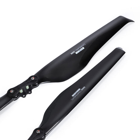 24.2x7.9 Inch FLUXER Pro Glossy Carbon fiber folding propeller for the professional drone and multirotor 1pair(CW+CCW)