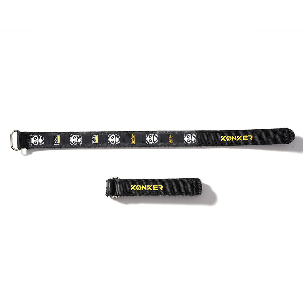 KONKER FPV Drone Battery Strap 15X260mm Kevlar Panda Print - 1pc