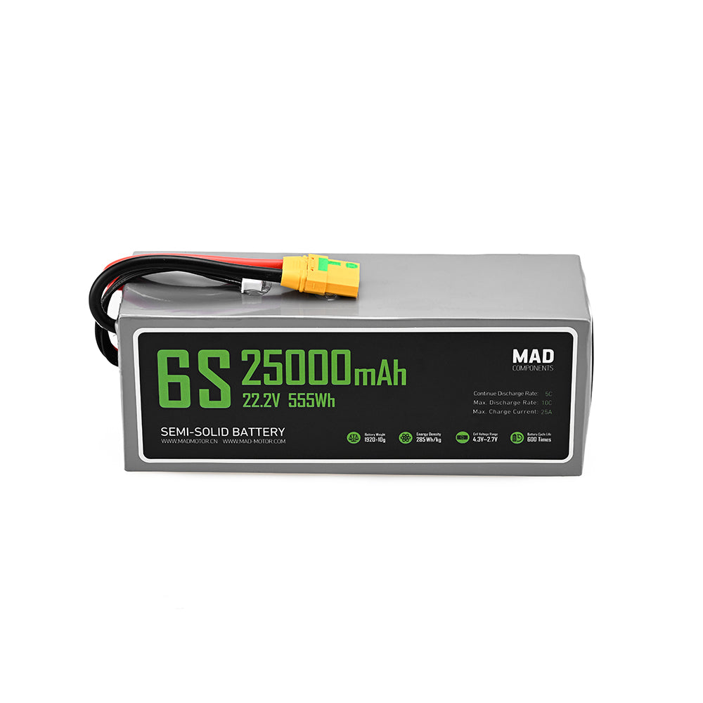 6S 25Ah Drone Battery