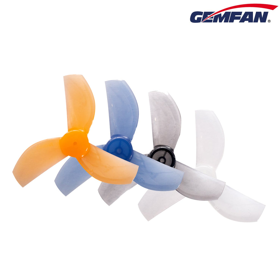 Gemfan 35mm Durable Tri-Blade Propellers 1mm Shaft (4CW+4CCW) - Choose Your Color
