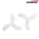 Load image into Gallery viewer, Gemfan 35mm Durable Tri-Blade Propellers 1mm Shaft (4CW+4CCW) - Choose Your Color