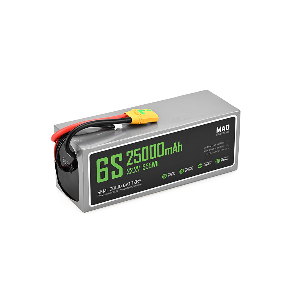 6S 25Ah Drone Battery