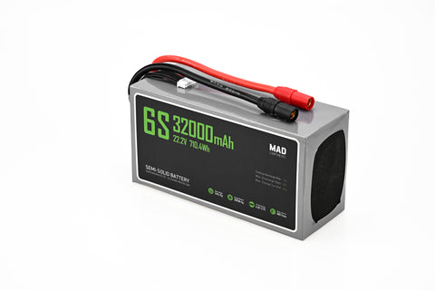 6S 32Ah Drone Battery