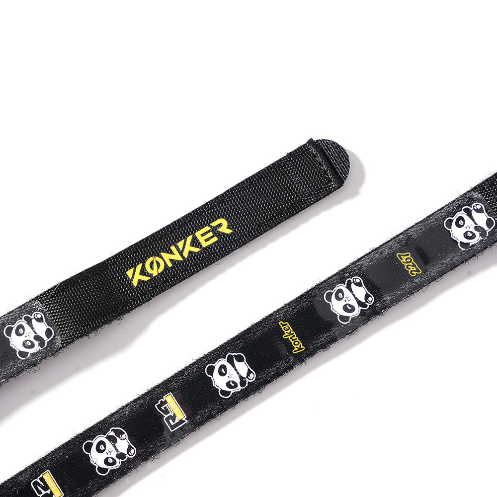 KONKER FPV Drone Battery Strap 15X260mm Kevlar Panda Print - 1pc