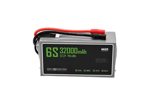 6S 32Ah Drone Battery