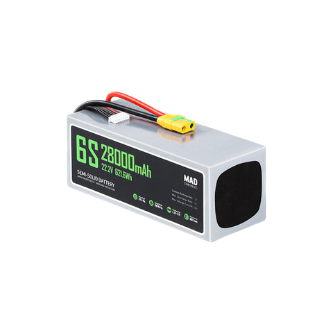 6S 28Ah (27.5Ah) Drone Battery