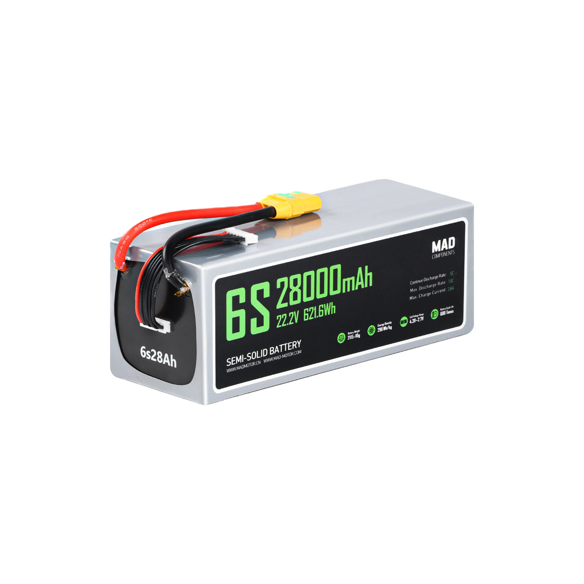 6S 28Ah (27.5Ah) Drone Battery