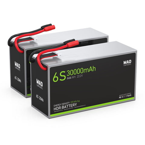 6S 30Ah Drone Battery