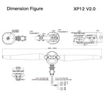 Завантажте зображення у переглядач галереї, MAD XP12 V2 Drone Arm Set 85KV