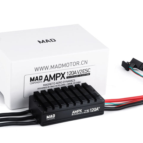 MAD AMPX ESC Regulator 120A (5-14S) for large and heavy delivery multirotor