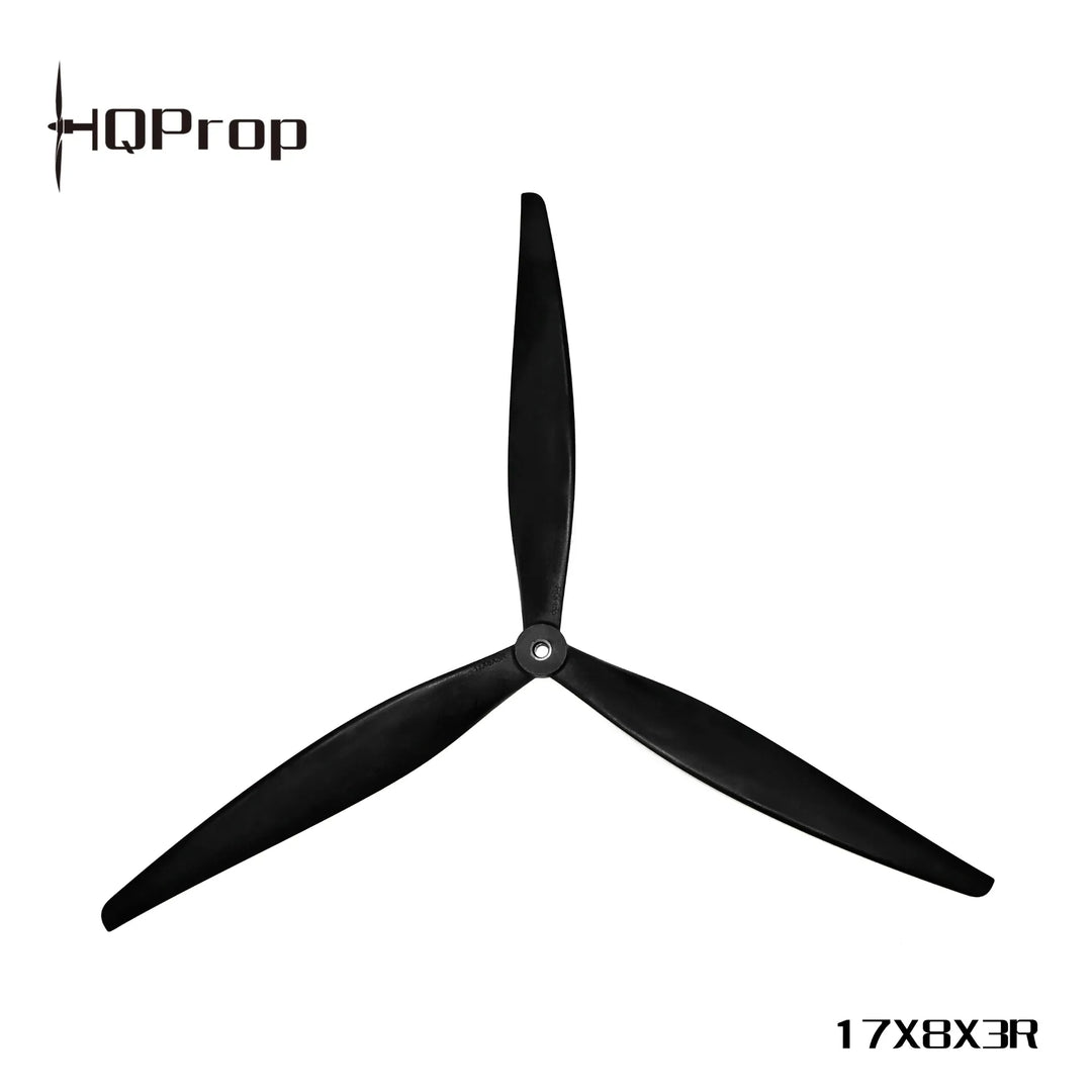 HQProp 17X8X3 (1CW+1CCW) Black-Glass Fiber Reinforced Nylon