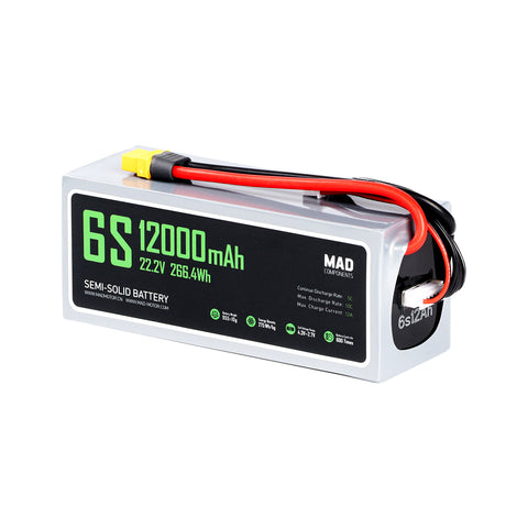 6S 12Ah Drone Battery