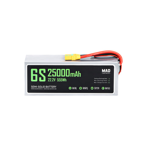 6S 25Ah Drone Battery