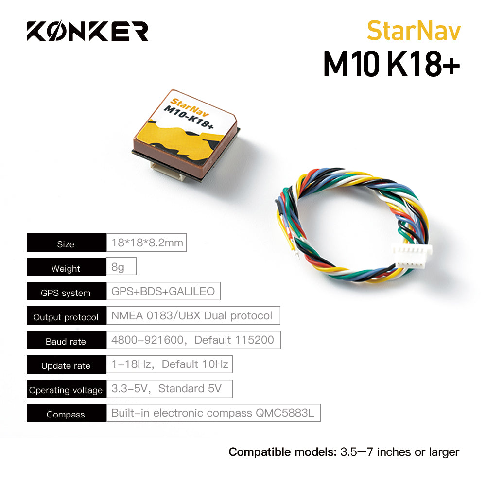 MAD StarNav FPV Drone GPS and Beidou Module w/Compass