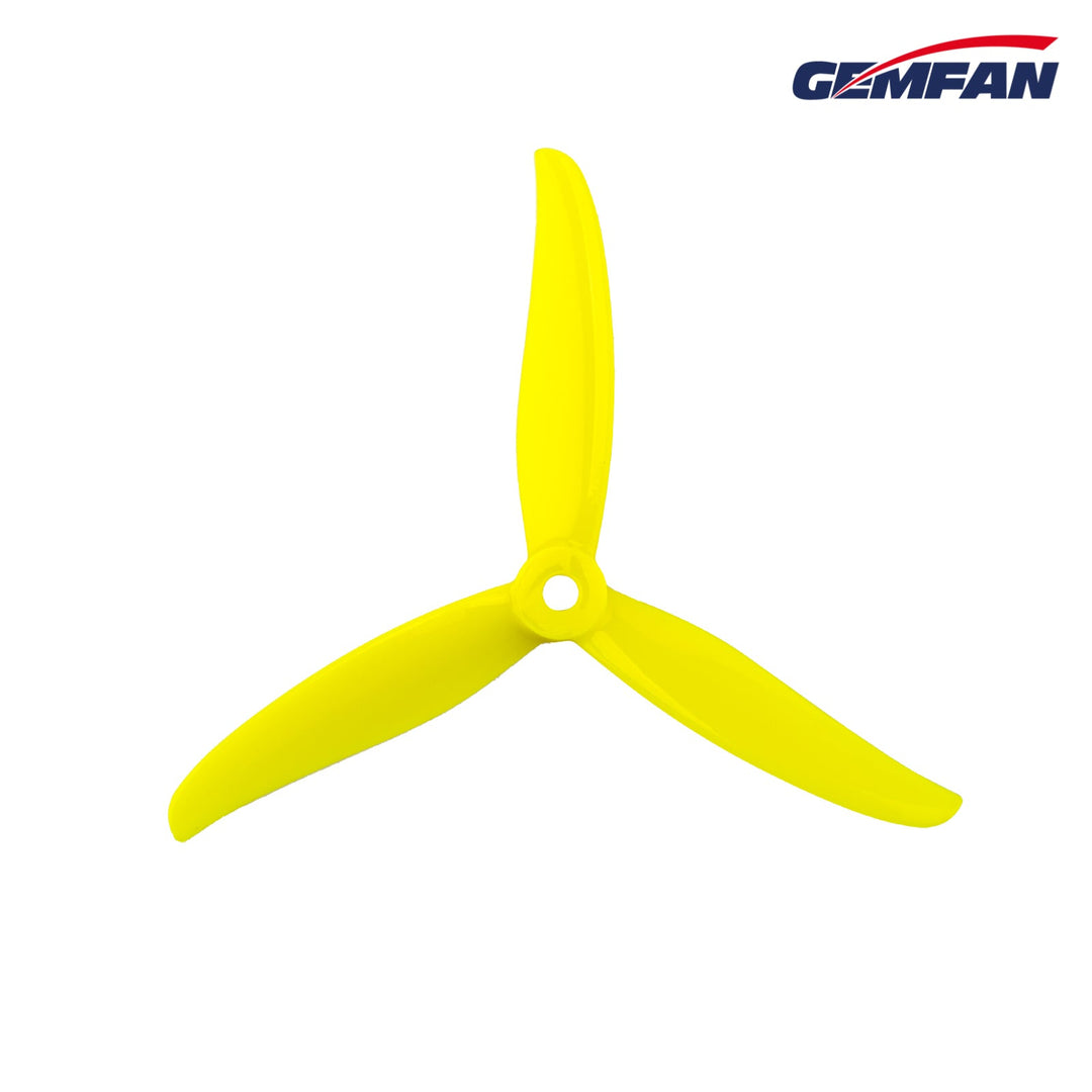 Gemfan Hurricane 4937 Tri-Blade 4.9" Propeller (2CW+2CCW) - Choose Color