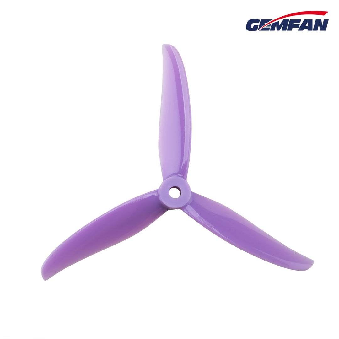 Gemfan Hurricane 4937 Tri-Blade 4.9" Propeller (2CW+2CCW) - Choose Color
