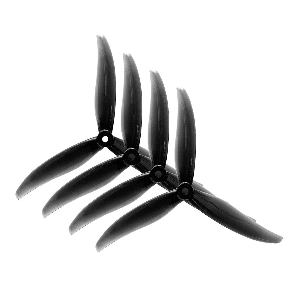 Gemfan Cinelifter 7" 7037 7x3.7x3 Tri-Blade Propellers - 2CW+2CCW