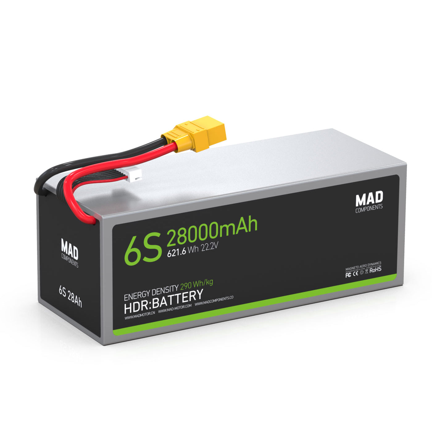 6S 28Ah (27.5Ah) Drone Battery – MAD Components