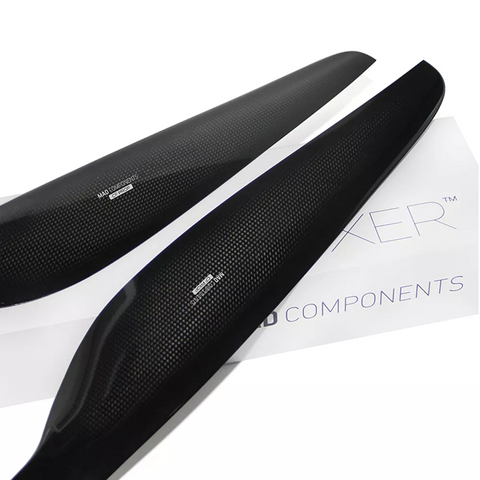 FLUXER 22x6.6 Inch Carbon fiber Matt Propeller