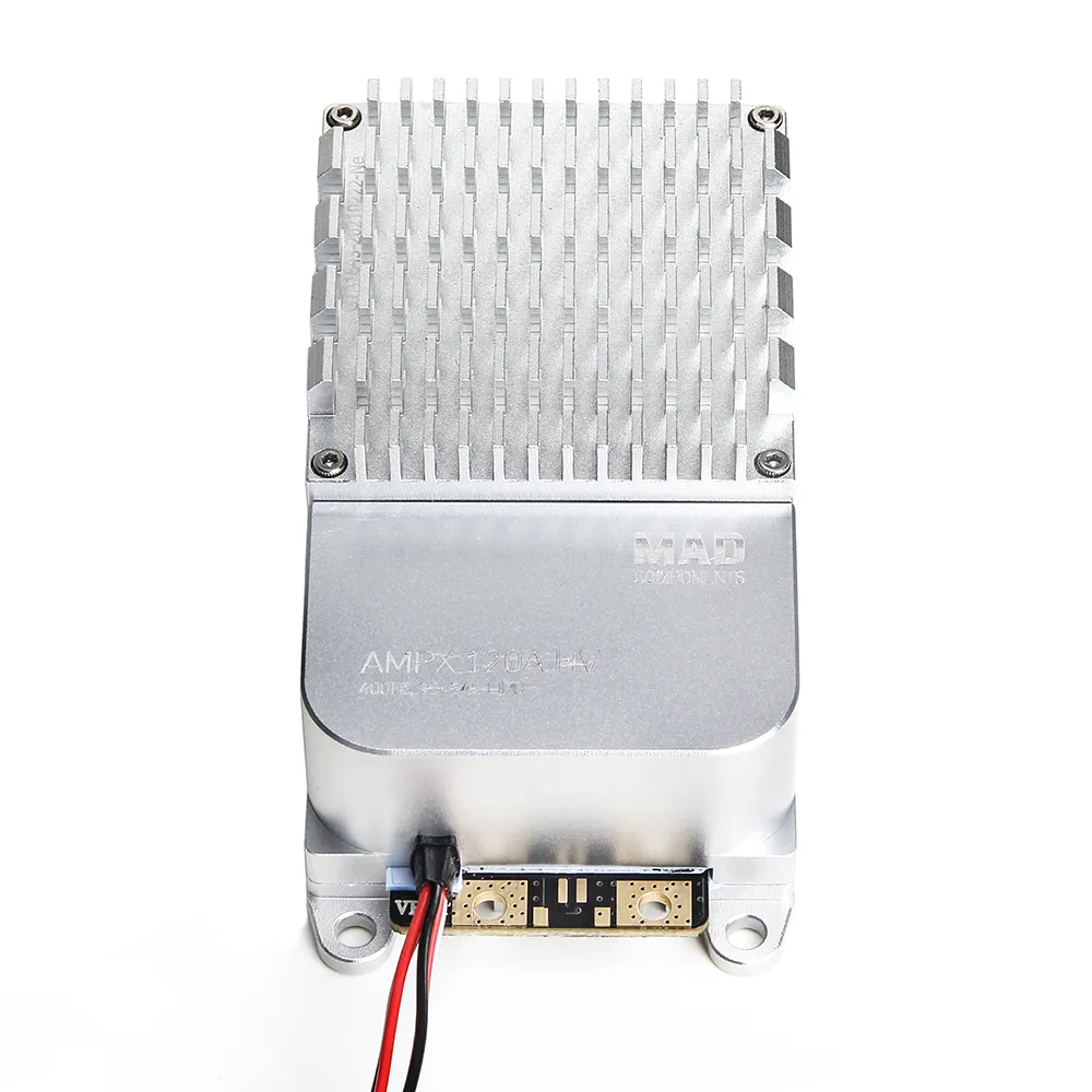 MAD AMPX ESC Regulator 120A HV(12-24S) for large and heavy delivery multirotor drone silver